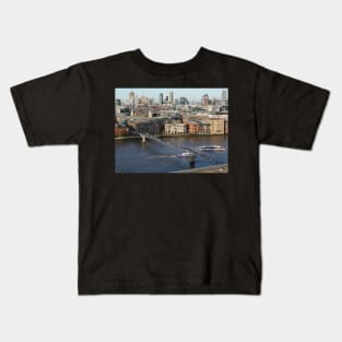 Millennium Bridge, London Kids T-Shirt